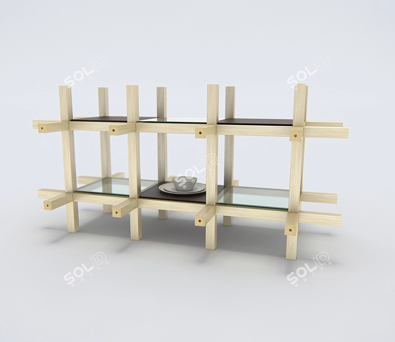 VersaRack: Universal Shelf Solution 3D model image 2