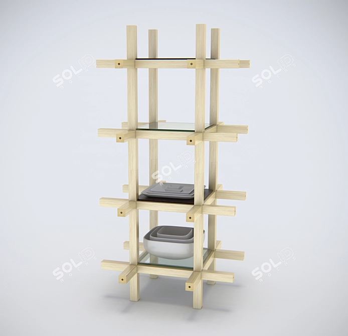 VersaRack: Universal Shelf Solution 3D model image 3