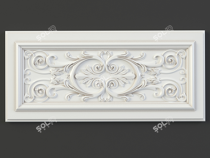 Carved Facade Furniture 3D model image 1