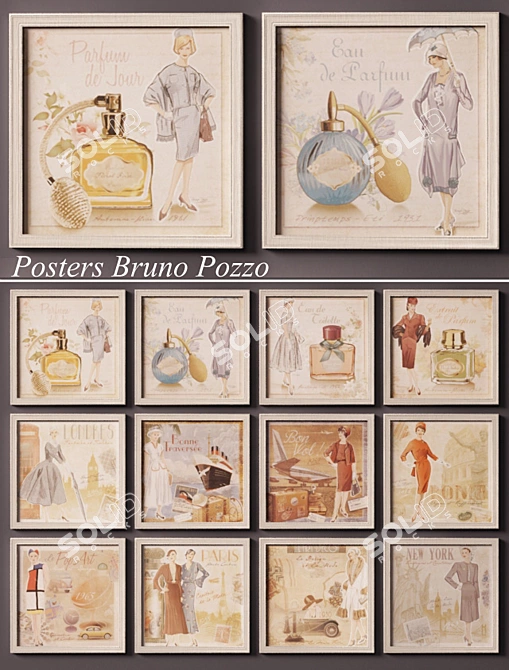 Artistic Collection: Bruno Pozzo 3D model image 1