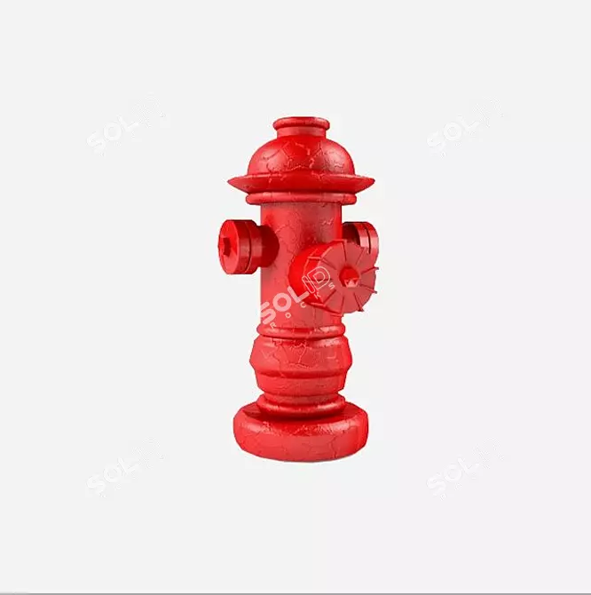 Vintage Fire Hydrant Model 3D model image 1