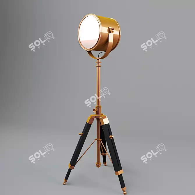 Modern Standing Floor Lamp 3D model image 1