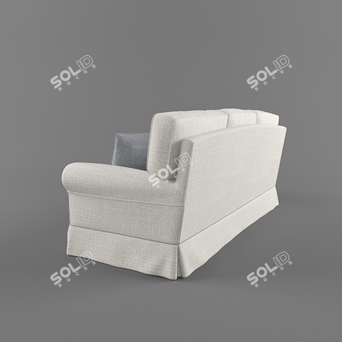 Elegant Provence Villa Sofa 3D model image 3