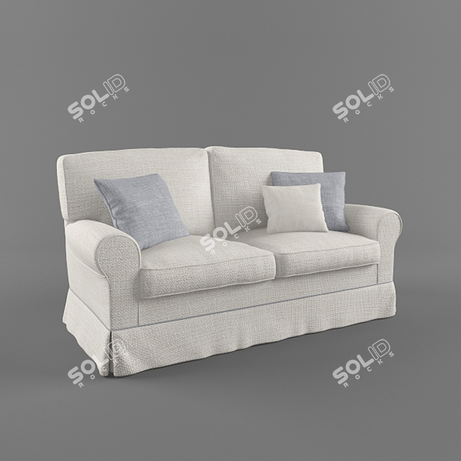 Provence Villa 2-Seater Sofa 3D model image 1