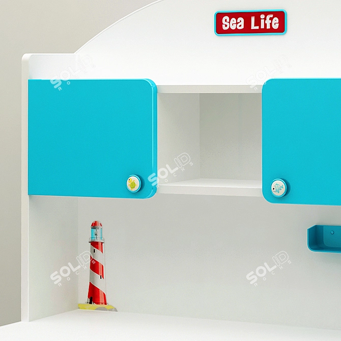 Ocean Table with Superstructure 3D model image 2