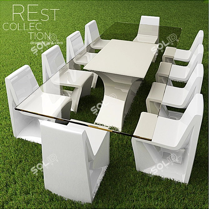 REst Collection: Outdoor Oasis 3D model image 1