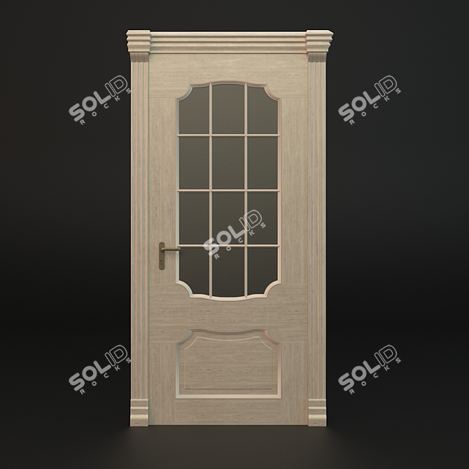 Modern Interior Door - 3D Models & Textures 3D model image 1