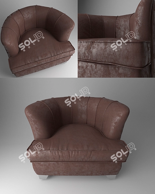 Elegant Giorgio Collection Chair 3D model image 1