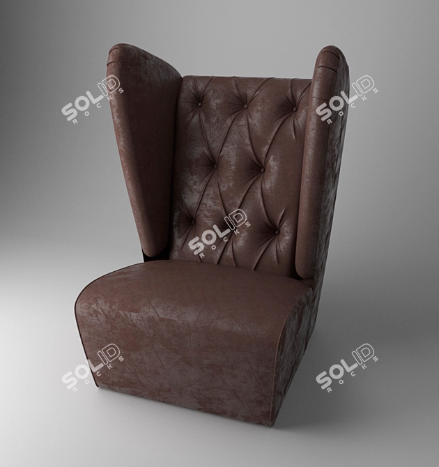 Elevate Your Space with Giorgio Chair 3D model image 1