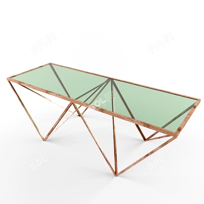 Versatile Wooden Table 3D model image 2