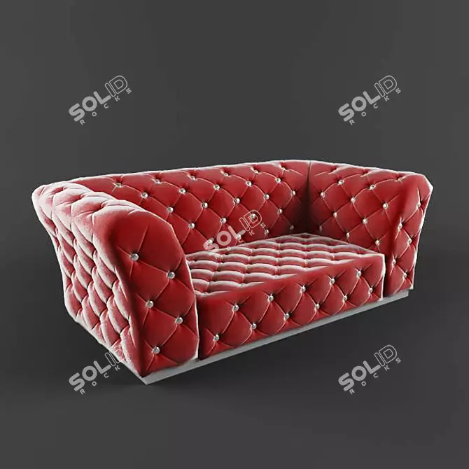 Classic Chinese Sofa 3D model image 1