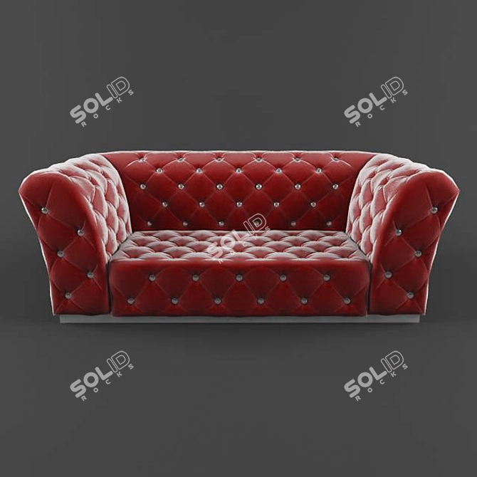 Classic Chinese Sofa 3D model image 2