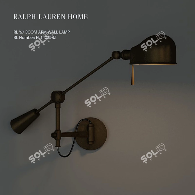 RL '67 Boom Wall Lamp 3D model image 1