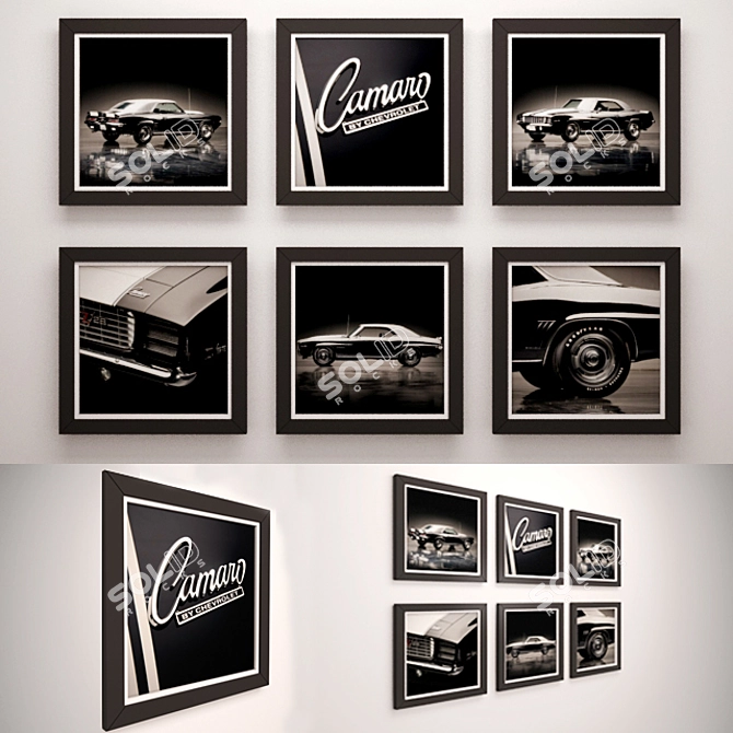 Title: Camaro Pictures Set 3D model image 1