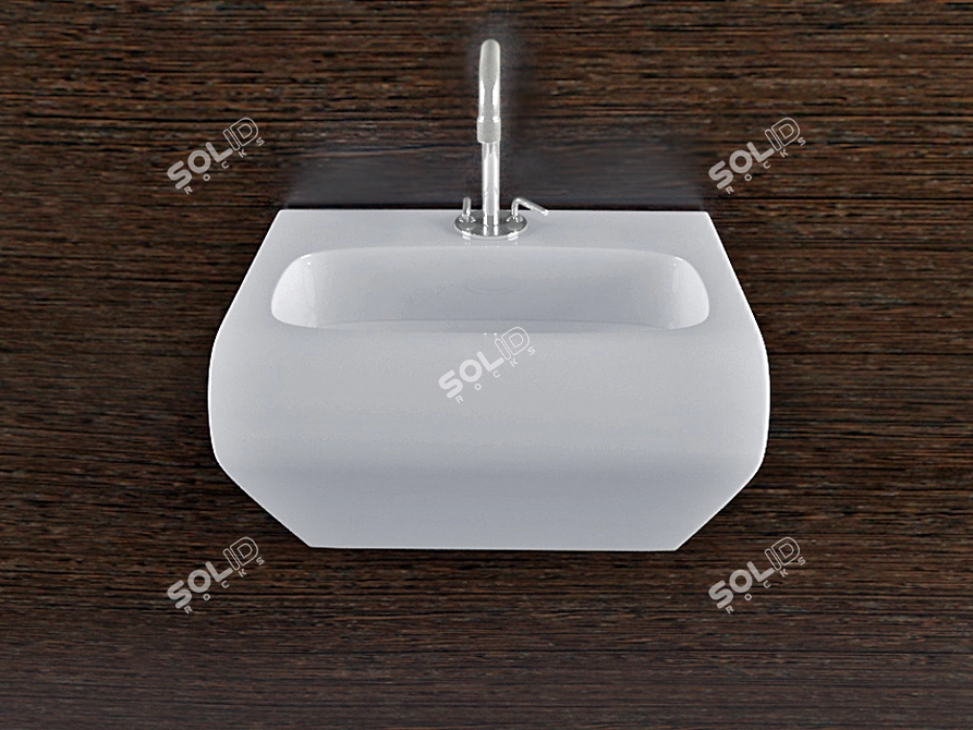 LA FONTANA Modern Design Sink 3D model image 2