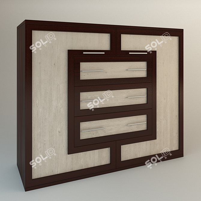 Mebelayn 10 Cupboard - 1200mm x 1000mm x 400mm 3D model image 1