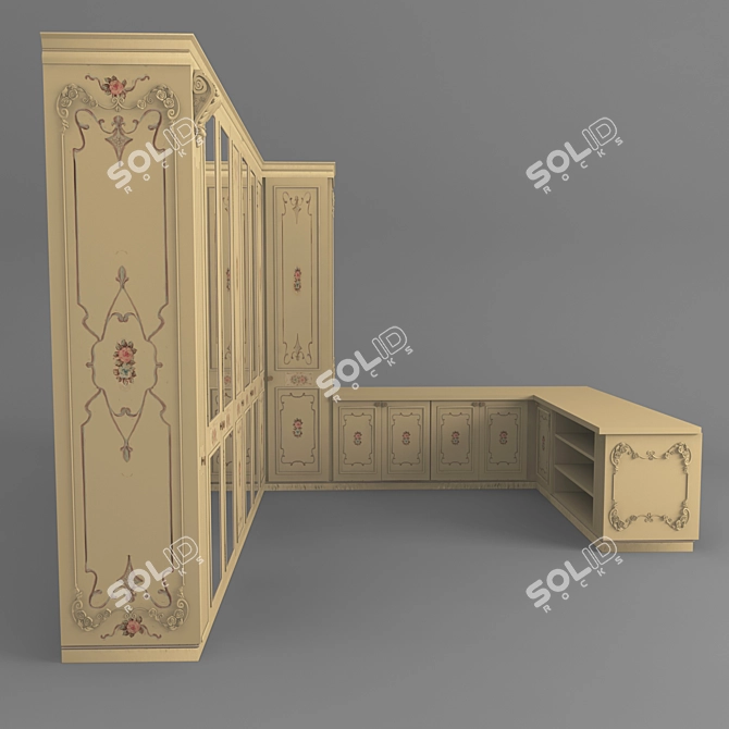 Italian Chic: Chezzani Dressing 3D model image 2