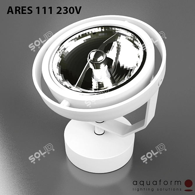 Gyro Lamp: ARES 111 Light 3D model image 1