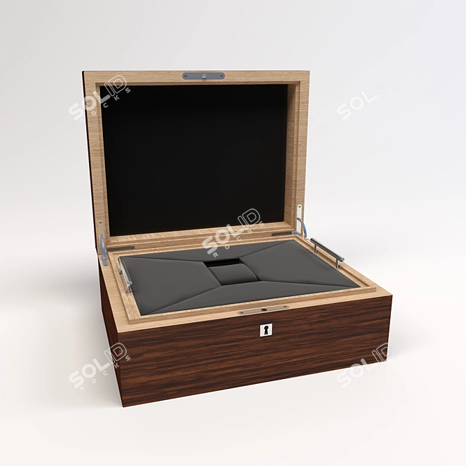 Timekeeper Box: Classic & Compact 3D model image 1