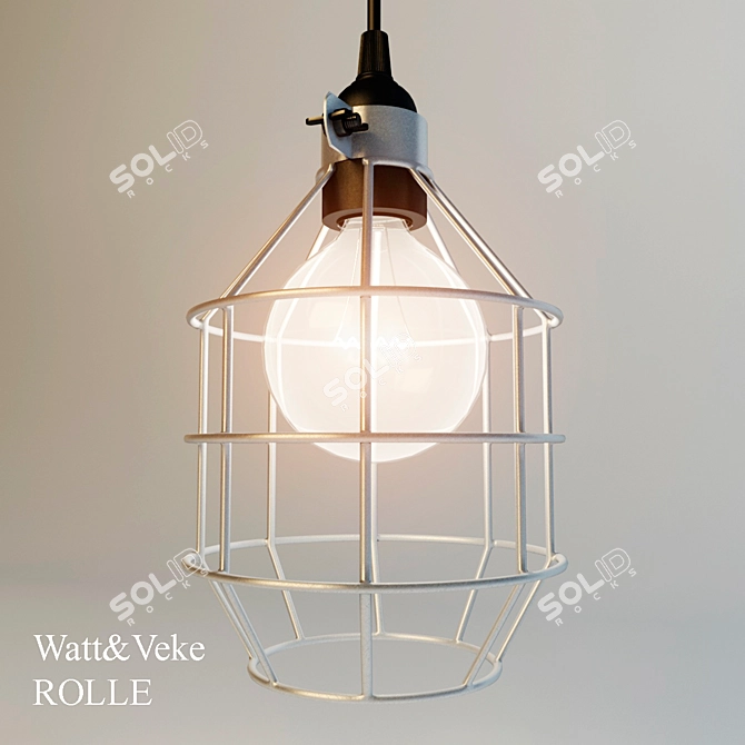ROLLE Pendant Light 3D model image 1