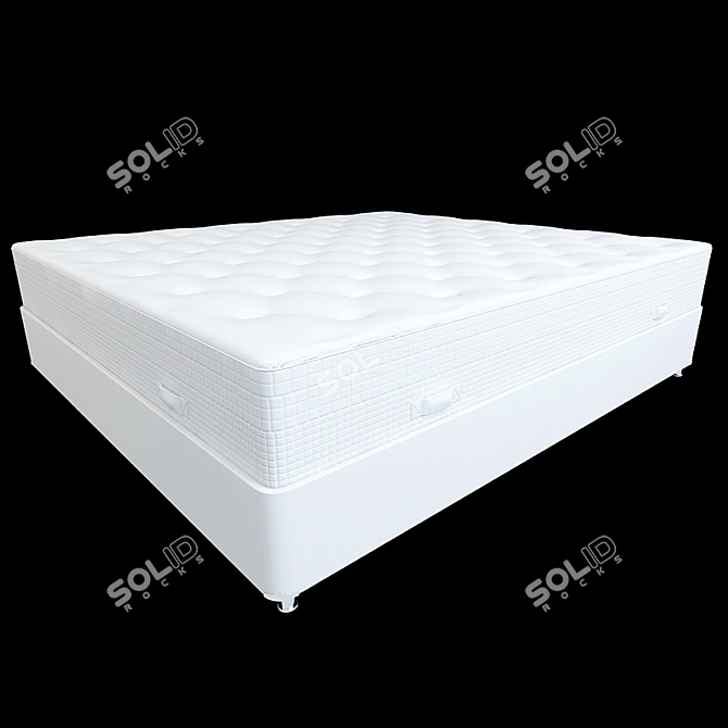 Estella Trio Bed 3D model image 1