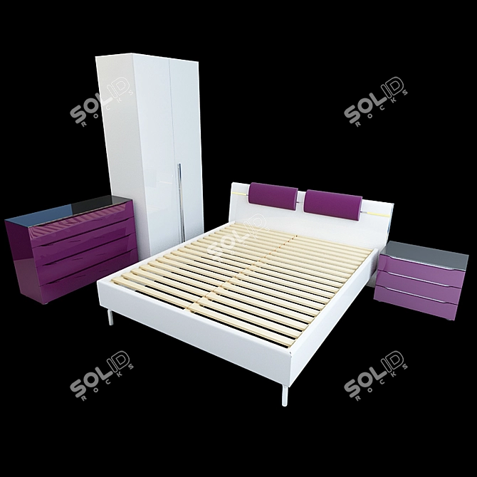 METIS Plus: The Ultimate Bedroom 3D model image 1