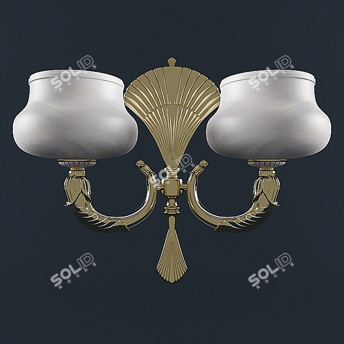 Elegant KY-80500B Sconce 3D model image 1