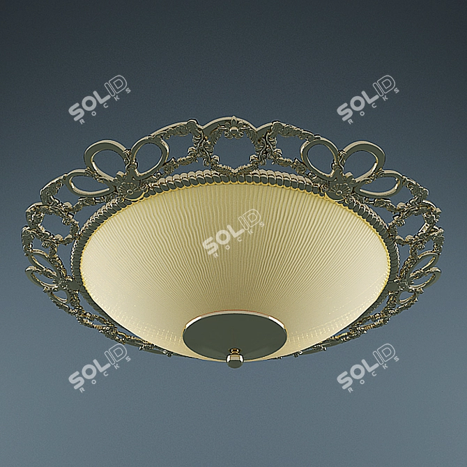 KAIYAN KY 80313: Elegant Chandelier 3D model image 1