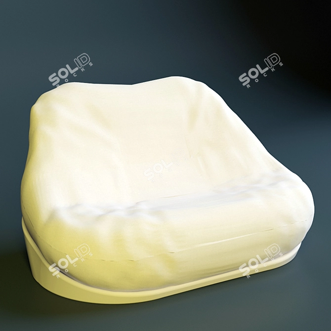 Cozy Embrace: HUG Armchair 3D model image 3