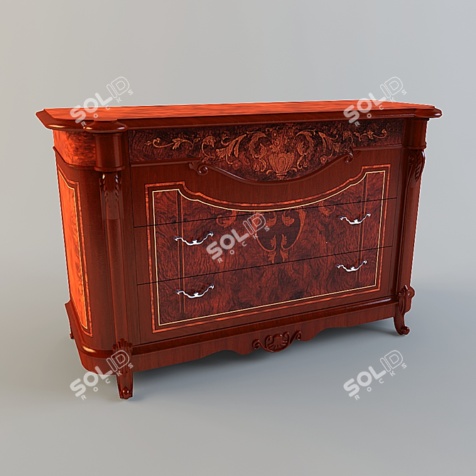 Timeless Elegance - Classic Chest 3D model image 1