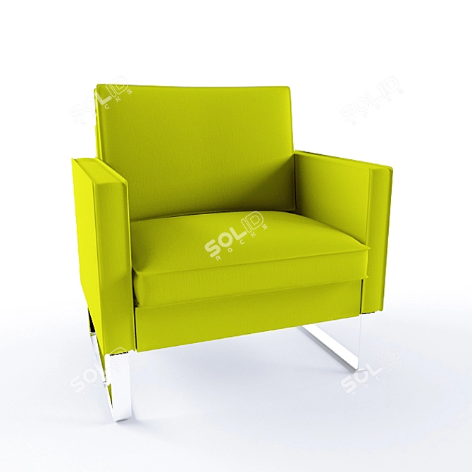 Melbi Chair: Modern Comfort from IKEA 3D model image 1