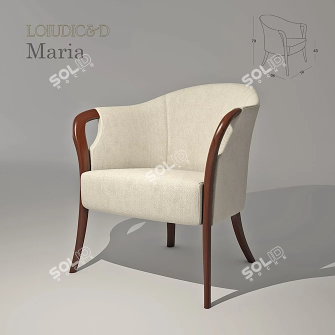Elegant MARIA from LOIUDICED 3D model image 1