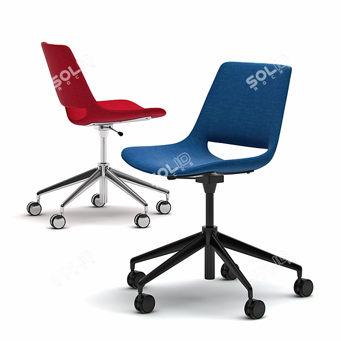 Swivel Palm Chair - Modern Office Furniture 3D model image 1