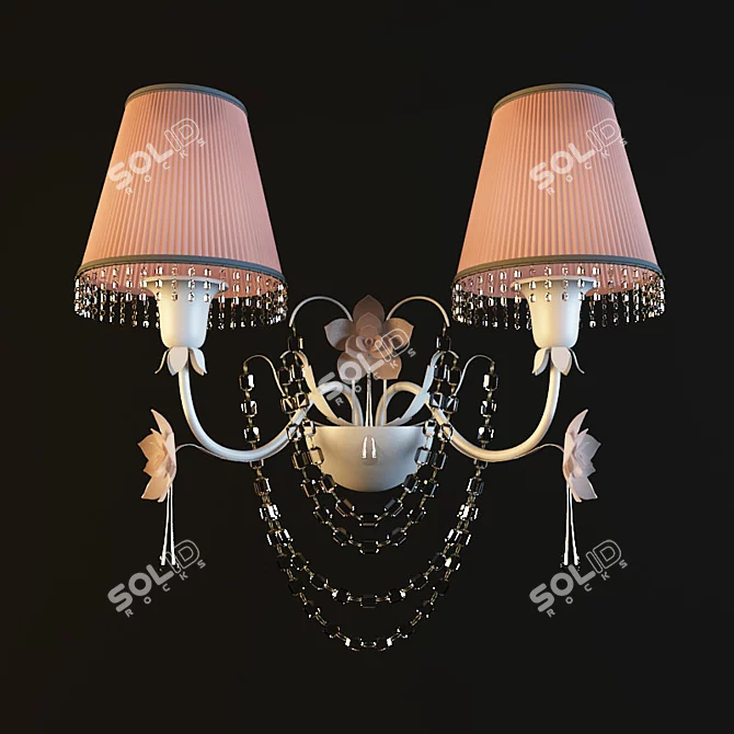 Elegance Illuminated: Il Paralume Marina Pearl 3D model image 1