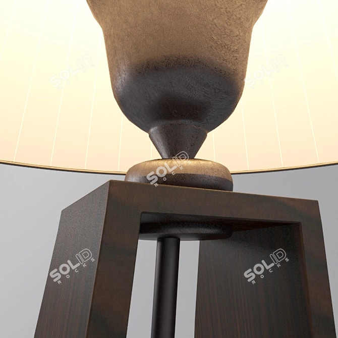 Shelf Floor Lamp - Stylish and Functional 3D model image 3