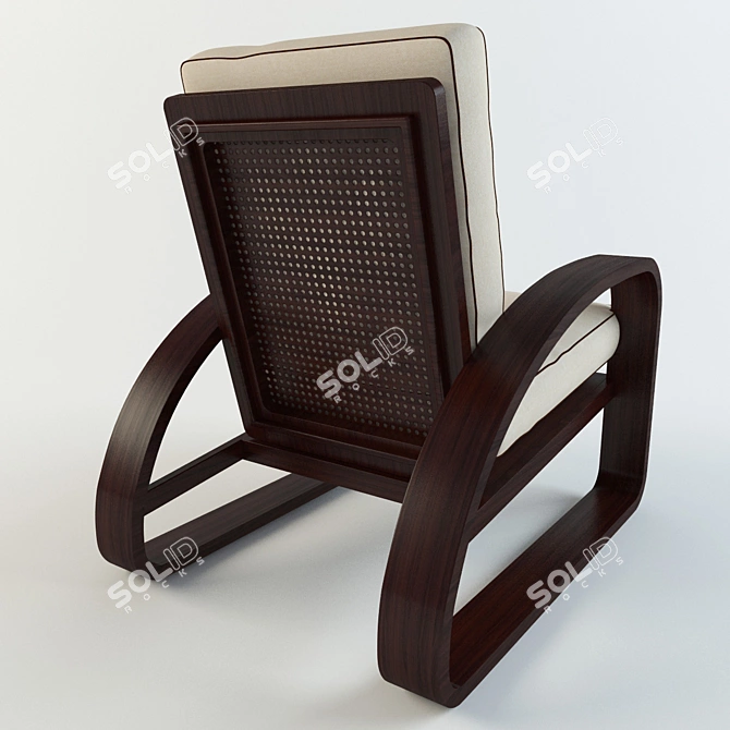 Sleek Comfort for Chic Lounging 3D model image 2