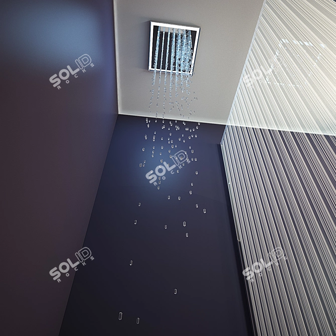 Luxury Shower Set by Antonio Lupi 3D model image 2