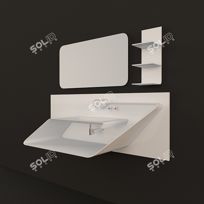 Arya Bath Set - Luxurious and Refreshing 3D model image 1