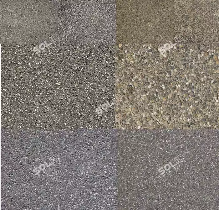 Urban Chic: Asphalt Texture Collection 3D model image 1