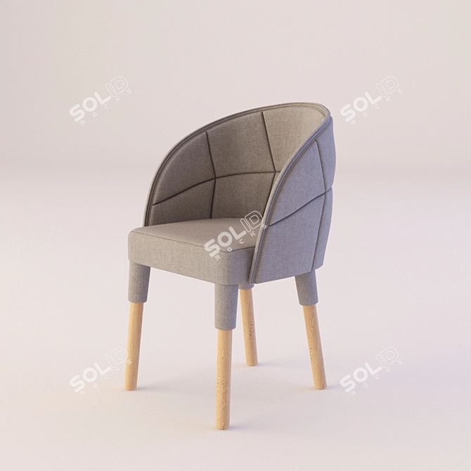 Elegant Emily Chair for Garsnas 3D model image 1