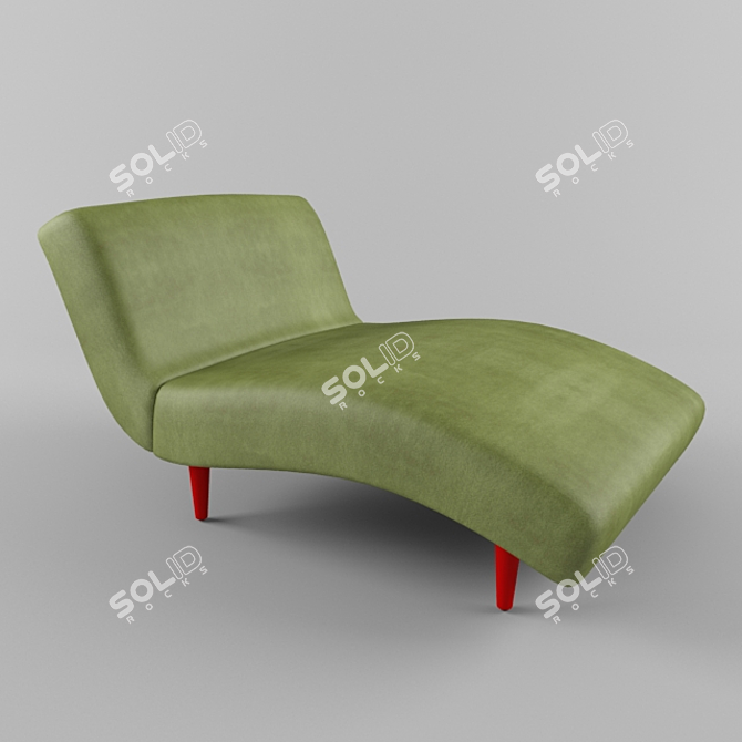 Olimpic Chaise - Ultimate Outdoor Lounger 3D model image 1