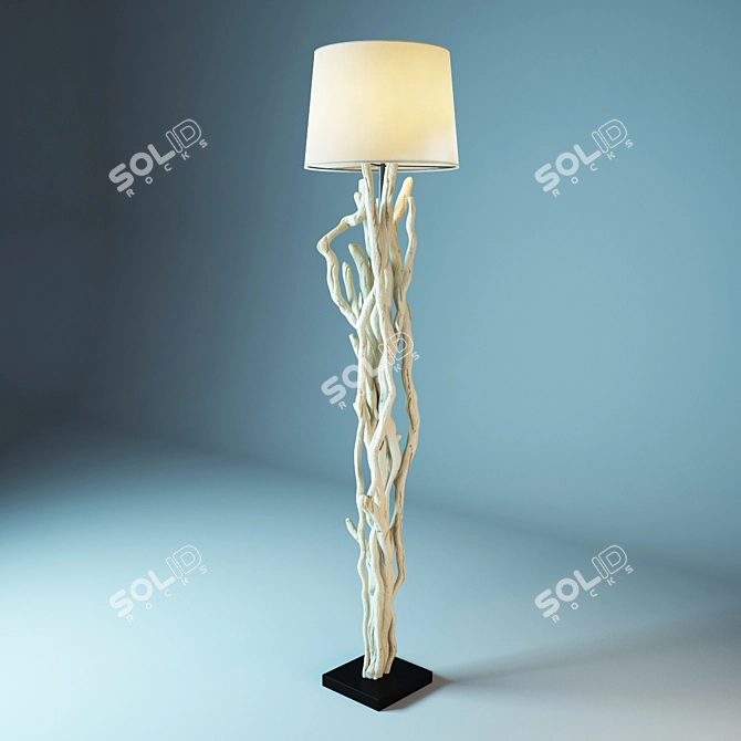 Scultra Floor Lamp: Modern Elegance 3D model image 1