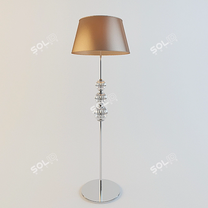 Elegant Illumination: OfInterni Floor Lamp 3D model image 1