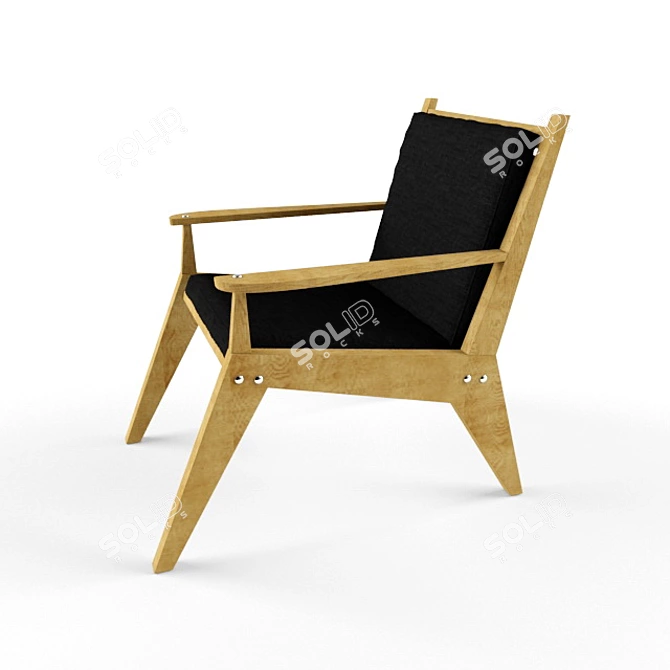 Comfort Plus Chair 3D model image 1