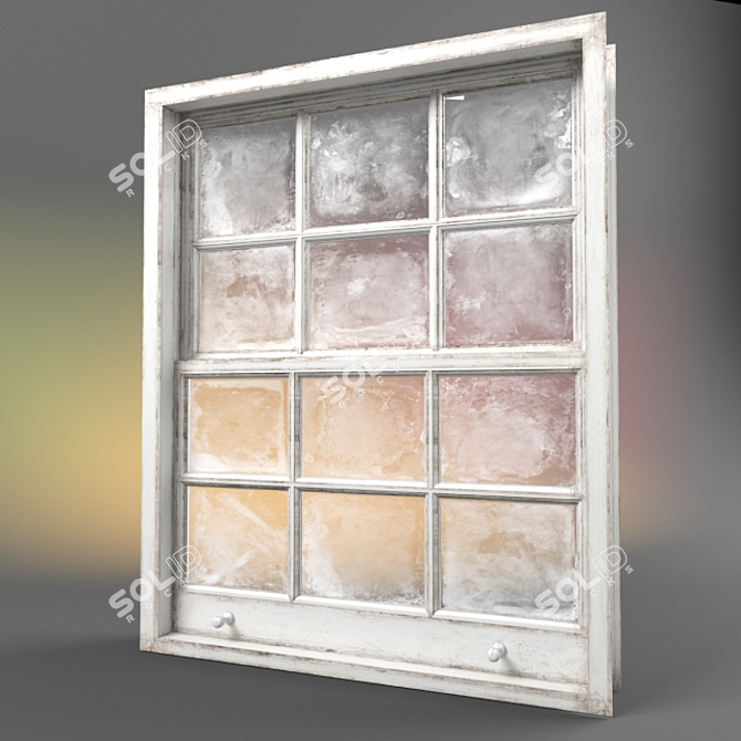 Vintage Window Texture Pack 3D model image 1