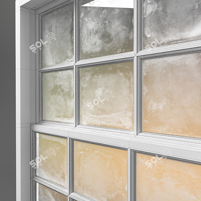 Vintage Window Texture Pack 3D model image 2