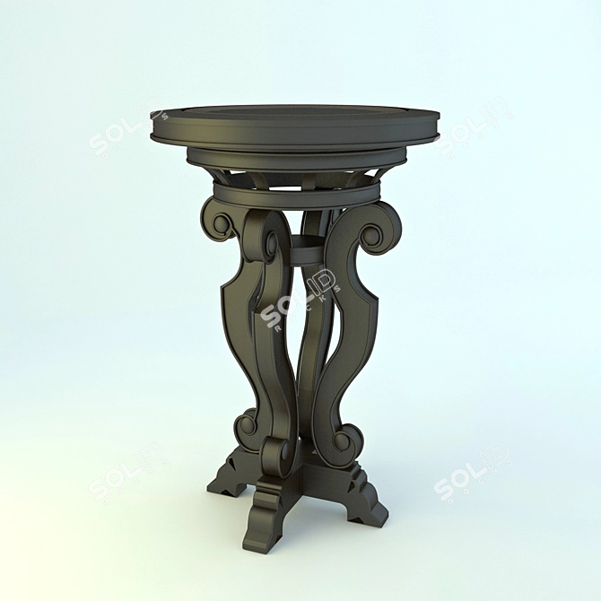 Kingstown Sedona Bistro Table: Timeless Elegance for Your Outdoor Space 3D model image 1