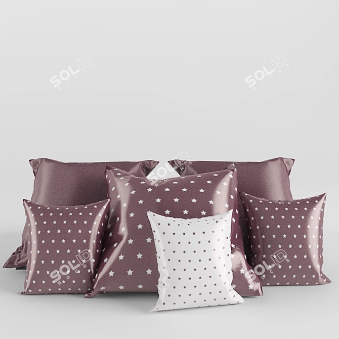 Title: Luxury Pillow for Unmatched Comfort 3D model image 1