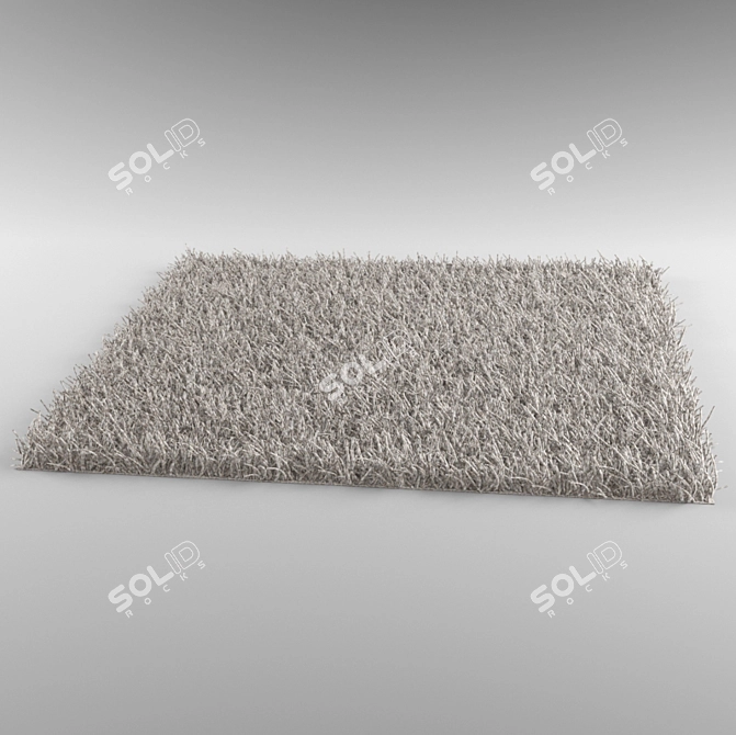 Plush Fbx Format Carpet 3D model image 1