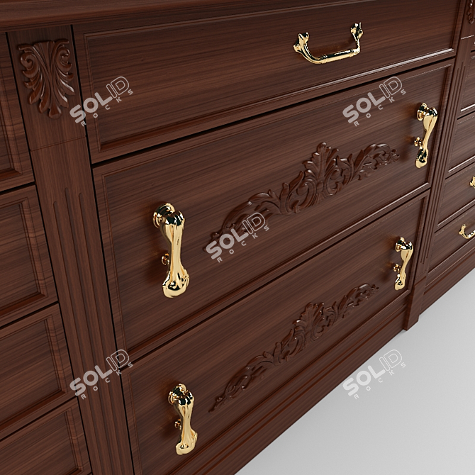 Title: Architect-designed Stand - Original Handles & Specially Reinforced 3D model image 2